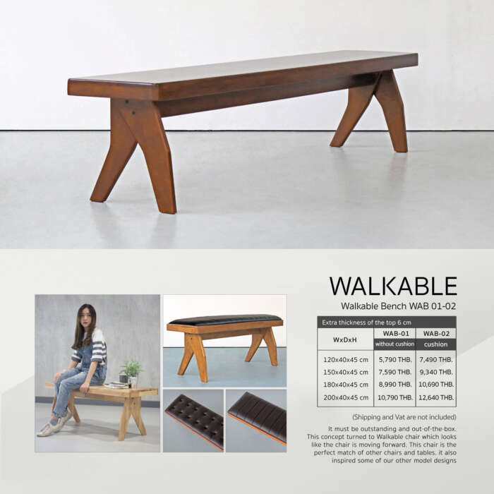 Walkable Bench