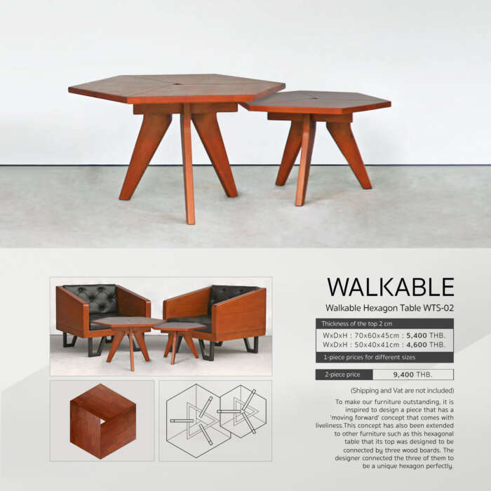 Walkable Hexagon Table